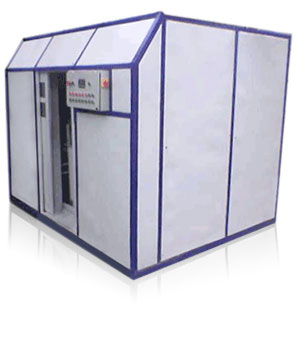 Single station horizontal rotary cold hot box core shooters